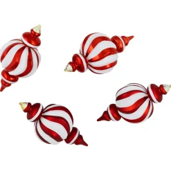 Shatterproof Commercial Size Finial Christmas Ornaments - 10
