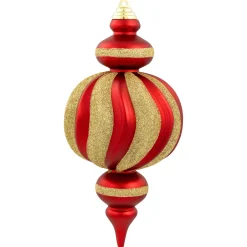 Shatterproof Commercial Size Finial Christmas Ornaments - 10