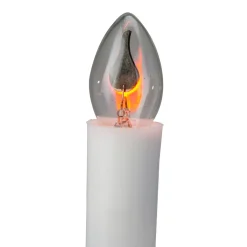 Single Flicker Flame Christmas Candle Lamp - 8.75