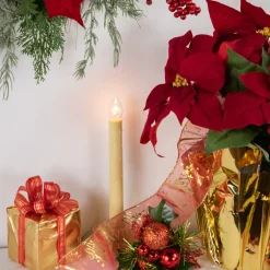 Single Light Candolier Christmas Candle Lamp - 9.5 Inch - Clear