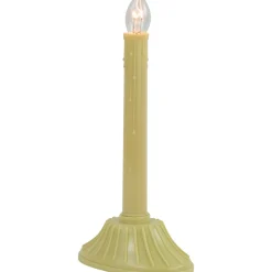 Single Light Candolier Christmas Candle Lamp - 9.5 Inch - Clear