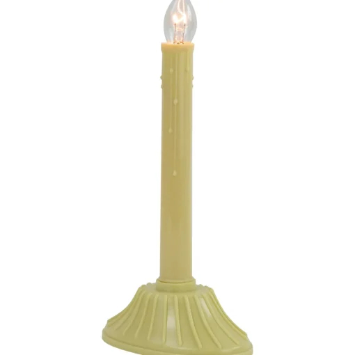 Single Light Candolier Christmas Candle Lamp - 9.5 Inch - Clear