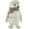 Sisal Penguin with Scarf Christmas Figure - 8"