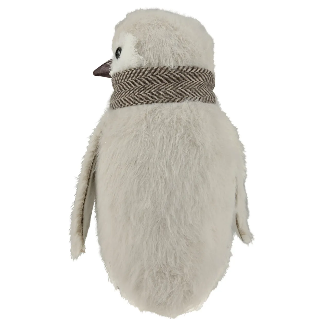 Sisal Penguin with Scarf Christmas Figure - 8"