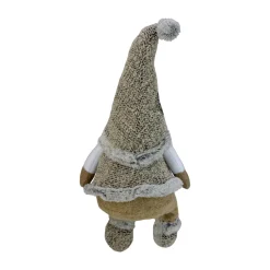 Sitting Plush Faux Fur Gnome Christmas Figure - 17