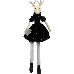 Sitting Reindeer with Dangling Legs Christmas Figure - 18"