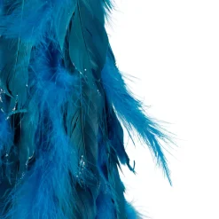 Small Two-Tone Layered Feathers Cone Tree Christmas Decoration - 16