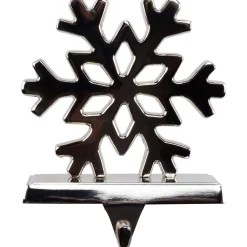Snowflake Metal Christmas Stocking Holder - 5"