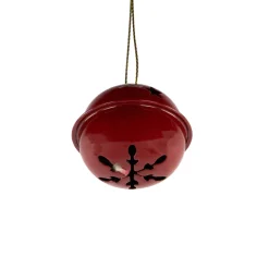 Snowflakes and Stars Christmas Jingle Bell Ornaments - 1.5