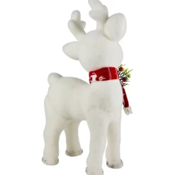 Standing Baby Deer with Scarf Christmas Figurine - 15.75