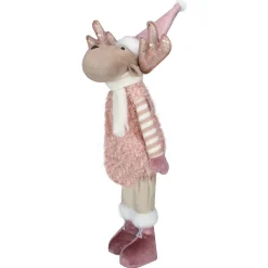 Standing Boy Moose Christmas Figurine - 26