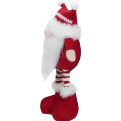 Standing Christmas Gnome with Pom Pom Hat Figure - 12.5