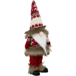 Standing Gnome with Knitted Outfit Christmas Figure - 19