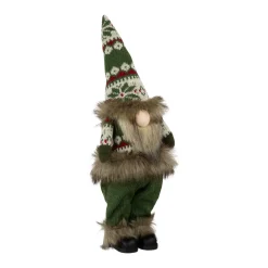 Standing Gnome with Knitted Outfit Christmas Figure - 19