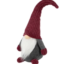 Standing Gnome with Knitted Hat Christmas Decoration - 18