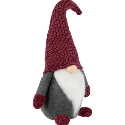 Standing Gnome with Knitted Hat Christmas Decoration - 18