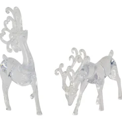 Standing Reindeer Christmas Figurines - 9.25