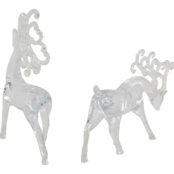Standing Reindeer Christmas Figurines - 9.25