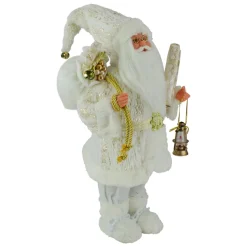 Standing Santa with Lantern and Presents Christmas Figure - 12