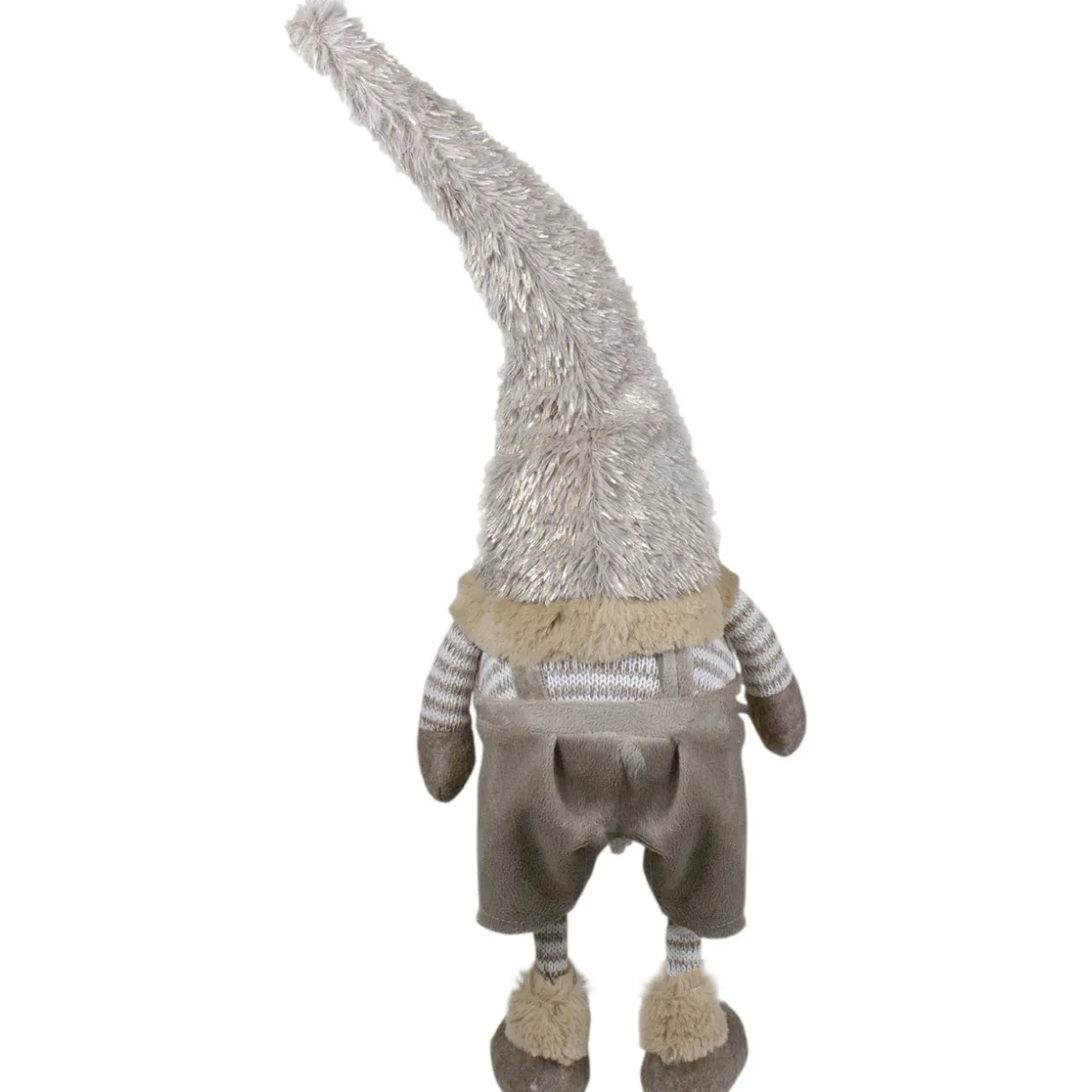 Standing Swaying Gnome Christmas Figure - 22" - Beige