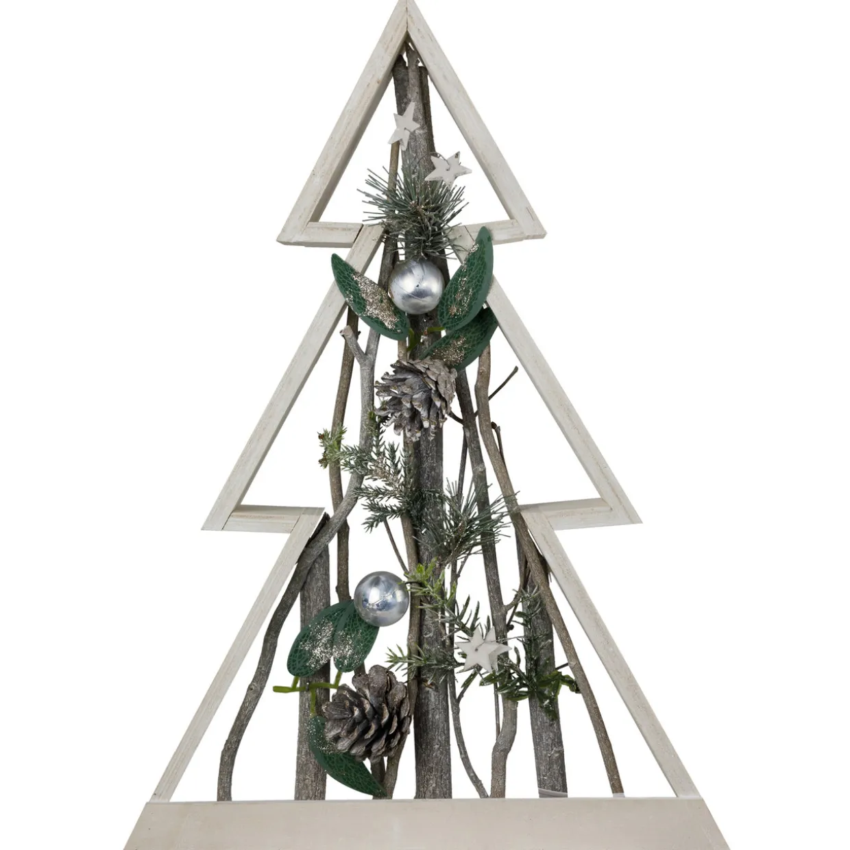 Stars and Pinecones Christmas Tree Decoration - 17.5"