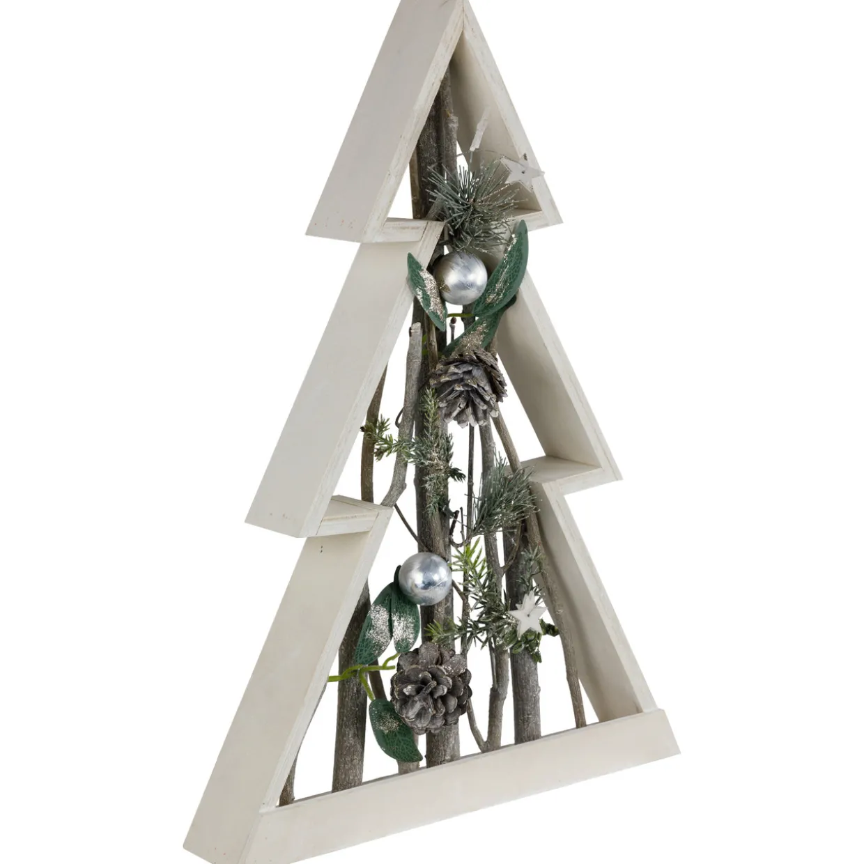 Stars and Pinecones Christmas Tree Decoration - 17.5"