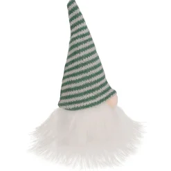 Striped Knitted Gnome Head Christmas Figure - 5.5