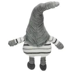 Striped Sitting Gnome Christmas Figure - 22