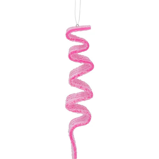 Sugar Coated Ribbon Candy Christmas Ornaments - 5.5" - 6 ct