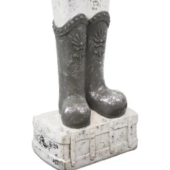 Sunnydaze Alexei the Defender Indoor Nutcracker Statue with LED Lights - Christmas/Holiday Decor - Silver - 36