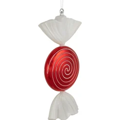 Swirl Peppermint Candy Shatterproof Commercial Christmas Ornament - 18