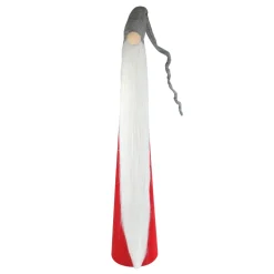 Tall Cone Gnome Christmas Decoration - 32.5" - Red and Gray