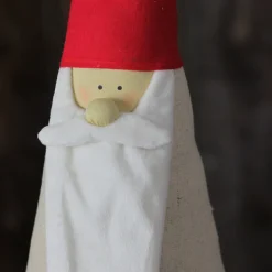 Tall Santa Gnome Christmas Decoration - 23.5” - Red and White