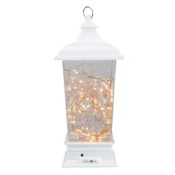 Tapered Lantern with Rice Lights Decoration - 12