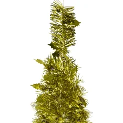 Tinsel Pop-Up Artificial Christmas Tree - 6' - Gold - Unlit