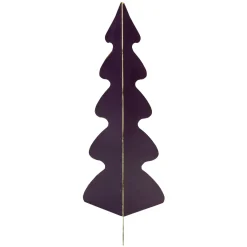 Triangular Christmas Tree with Curved Edges Decoration - 12
