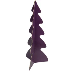 Triangular Christmas Tree with Curved Edges Decoration - 12