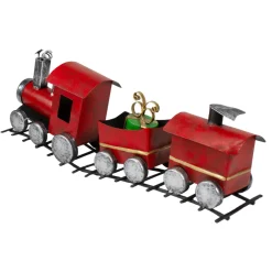 Triple Car Metal Train Christmas Decoration - 15