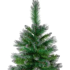 Two-Tone Spruce Pine Glitter Tip Medium Artificial Christmas Tree - 6' - Unlit