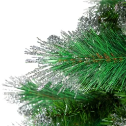 Two-Tone Spruce Pine Glitter Tip Medium Artificial Christmas Tree - 6' - Unlit