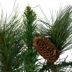 White Valley Pine with Pine Cones Artificial Christmas Garland - 9' x 14