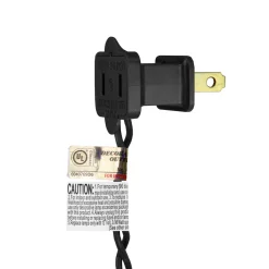 Wide Angle LED Christmas Lights - Purple - 16' Black Wire - 50ct