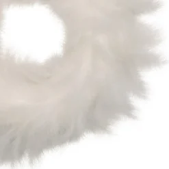 Wispy Feather Christmas Wreath - 14.5
