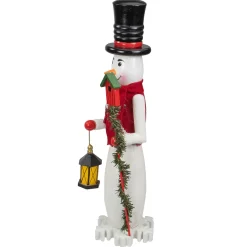 Wooden Snowman Christmas Nutcracker - 18