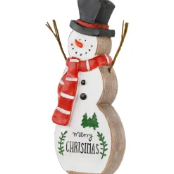 Wooden Snowman 