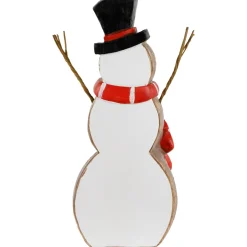 Wooden Snowman 