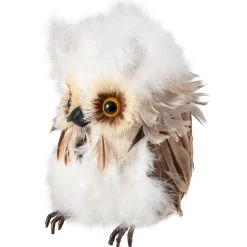 Woodland Feathery Owl Christmas Tabletop Figure - 7