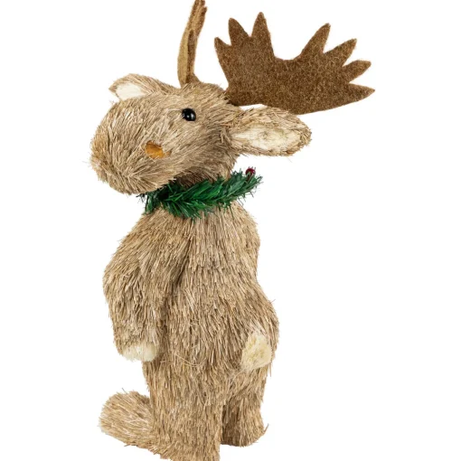 Woodland Standing Moose Christmas Figure - 14"
