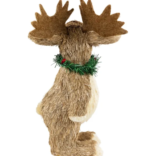 Woodland Standing Moose Christmas Figure - 14"