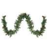 Yorkville Pine and Glitter Pinecone Artificial Christmas Garland - 9' x 10" - Unlit